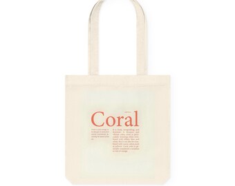 Borsa tote CORALLO - 100% RICICLATA