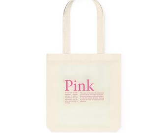 Sac fourre-tout ROSE - 100 % RECYCLÉ