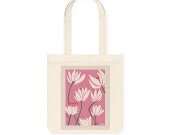 Borsa tote TOKYO FLOWERS - 100% RICICLATA