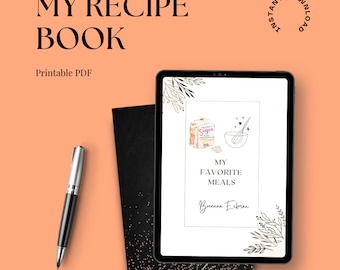 Digital Recipe Book, meal guide, cookbook