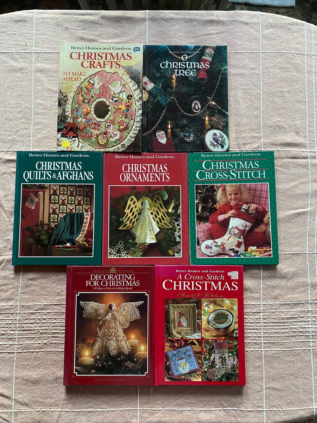 Christmas Craft Books Lot of 7 Great Projects for Gifts and Decorating