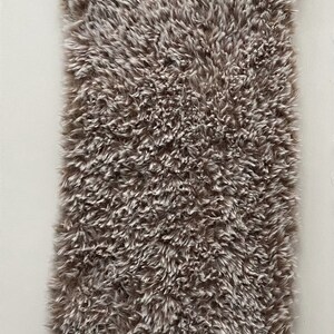 Faux Fur Luxe Cowl Two Beige tipped with Cream Soft and Lovely image 7