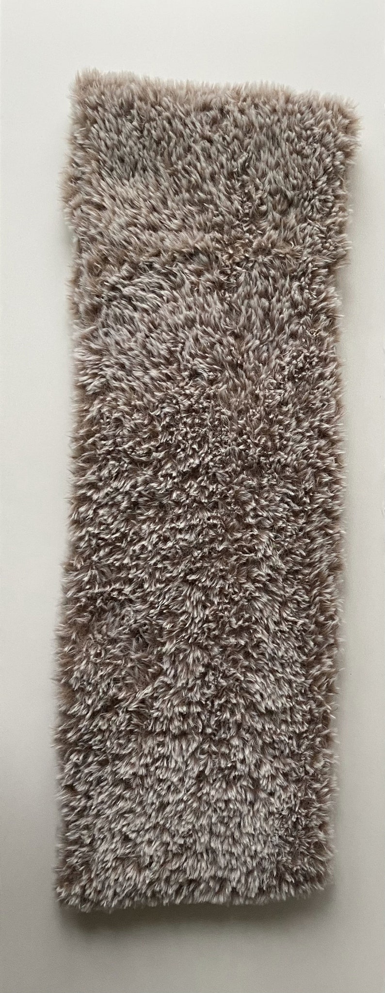 Faux Fur Luxe Cowl Two Beige tipped with Cream Soft and Lovely image 7