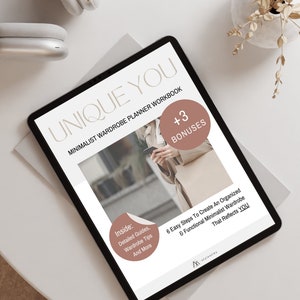 Minimalist Wardrobe Planner Workbook
