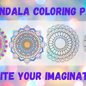 5 downloadable mandala coloring pages