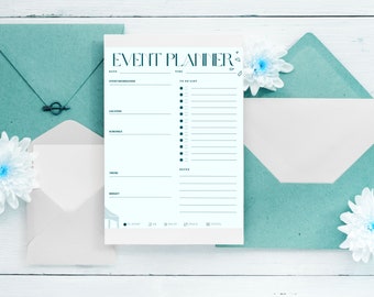 Printable Event Planner Template – Party Planning Organizer (Digital Download)