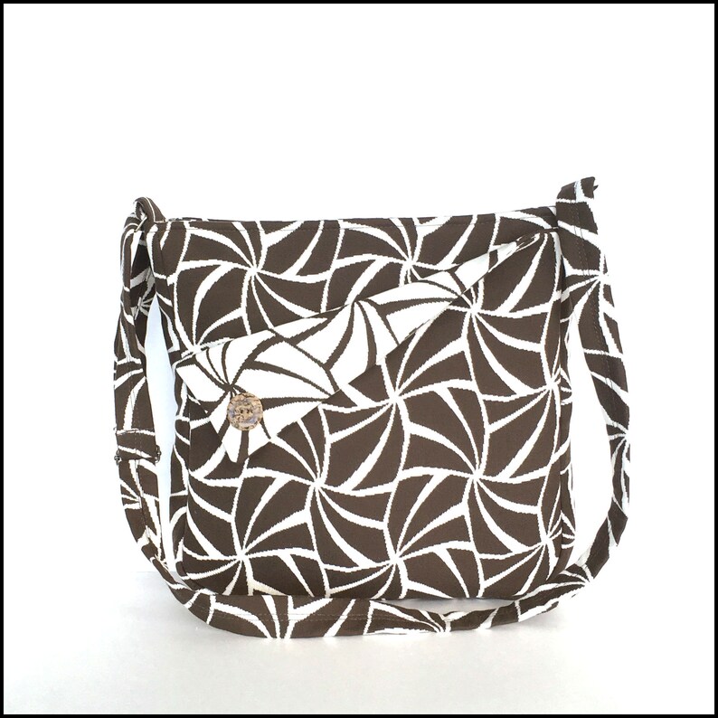 Brown Cross Body Bag Women Shoulder Bagtop Zip Crossbody Bag Etsy