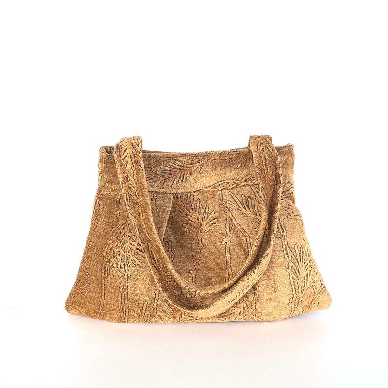 Fabric Purse , Vegan Day and Evening Bag , Women Handmade Handbag , Top Handle Bag ,wife Gift