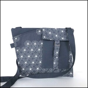 Petit sac crossbody, sac à bandoulière pour femmes, sac à main croisé gris, petit sac de voyage, sac de marche pour femmes