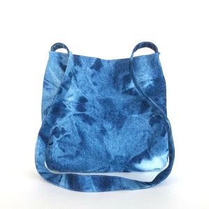 Sac à bandoulière en denim, sac fourre-tout en jean bleu, sac croisé pour femmes