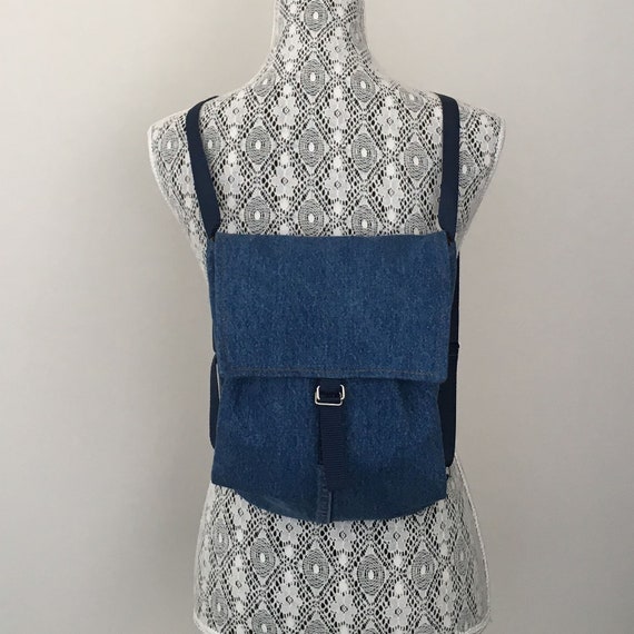 jean mini backpack