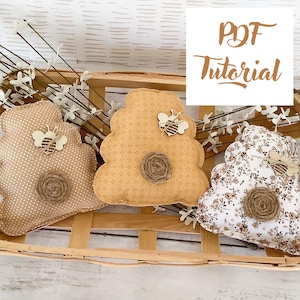 Beehive Sewing Tutorial | Fabric Beehive Sewing Tutorial | Sewing Pattern | Spring Sewing Tutorial | PDF