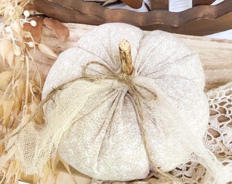 Fabric Pumpkin, Fall Pumpkin, Fall Decoration, Farmhouse Fall Pumpkin