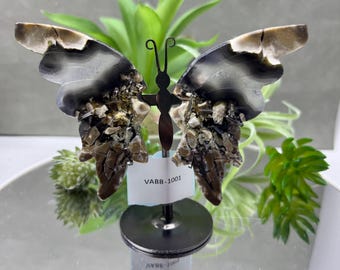 UV Reactive Volcano Agate Baby Butterfly Wings Crystal Wings