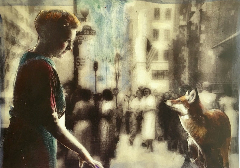 Until we meet again little fox limited series art print H Murray image 1