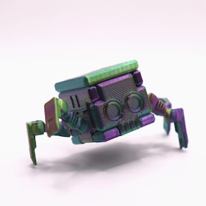 Transforming Little Cube Guy Gadget 3D-geprint mechanisch bureau speelgoed Fidget cadeau