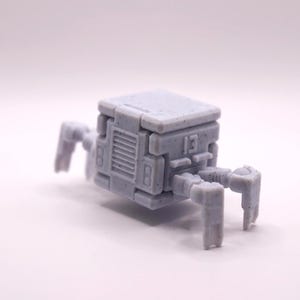 Transforming Little Cube Guy Gadget 3D printed Mechanical Desk Toy Fidget Gift image 7