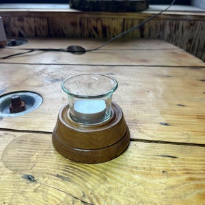 tealight made of elm