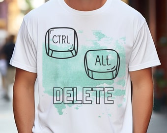 T-shirt unisex Ctrl Alt Delete