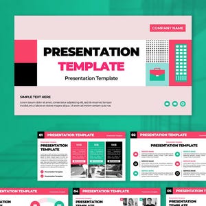 PowerPoint Template | Marketing Report | Presentation Template | Google Slides | Canva