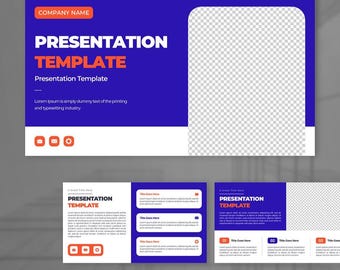 Moderne Marketing Präsentationsvorlage | Tech-Startup, Sas Business (Canva, PPT)