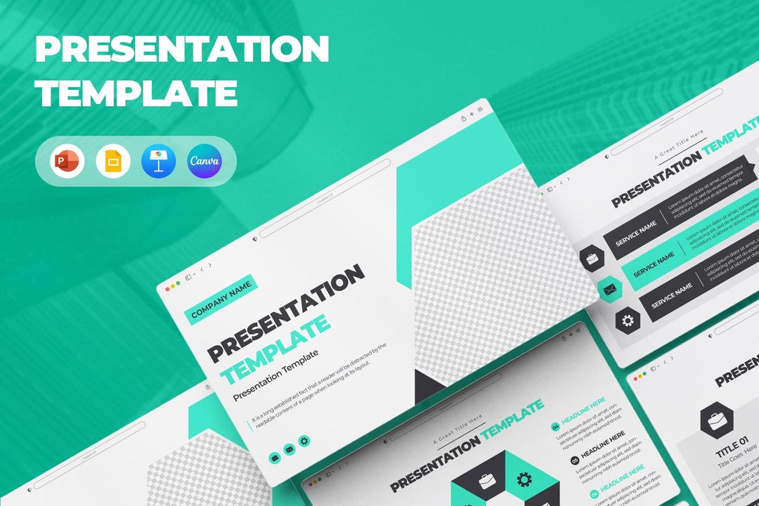 Modern Business Presentation Kit - Etsy