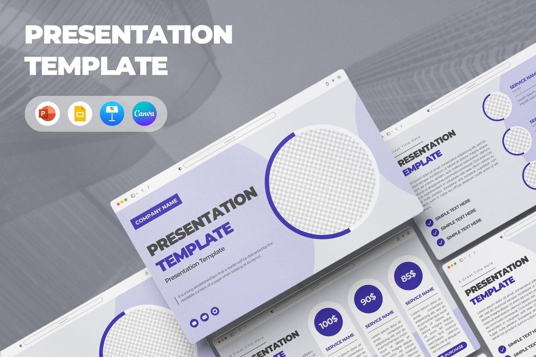 Modern Business Presentation Kit - Etsy