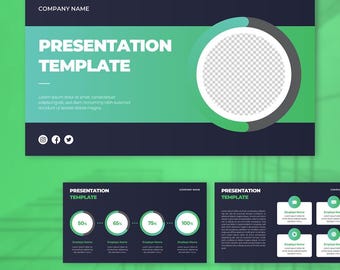 Moderne Marketing Präsentationsvorlage | Tech-Startup, Sas Business (Canva, PPT)