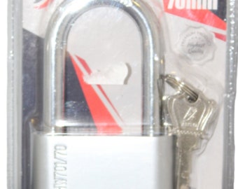 Cadenas automatique de 70 mm de sécurité 100 % avec 4 clés au km warhouse.ltd