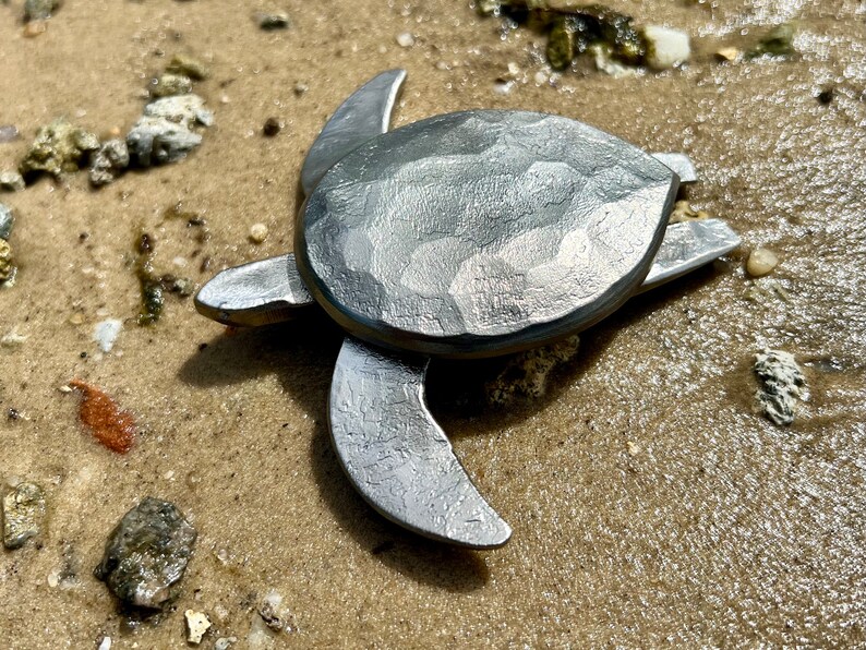 Metal Turtle Shell Hand Forged Steel Sea Turtle. - Etsy