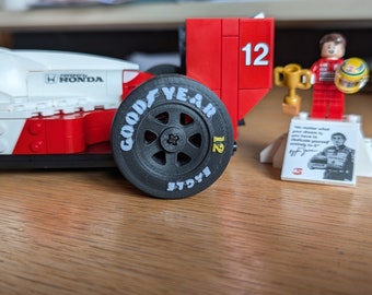 Lego 10330 McLaren & Senna realistic wheels - LEGO® Icons. You will get 1x4 set