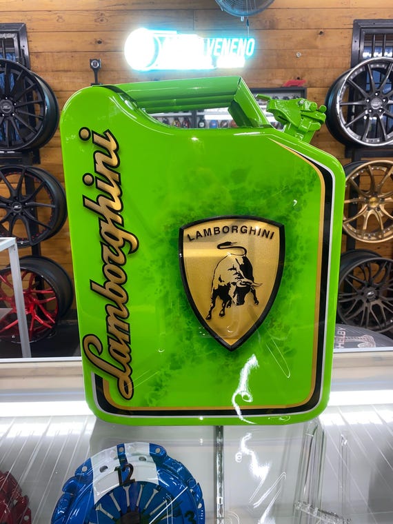 Lamborghini Gas Can