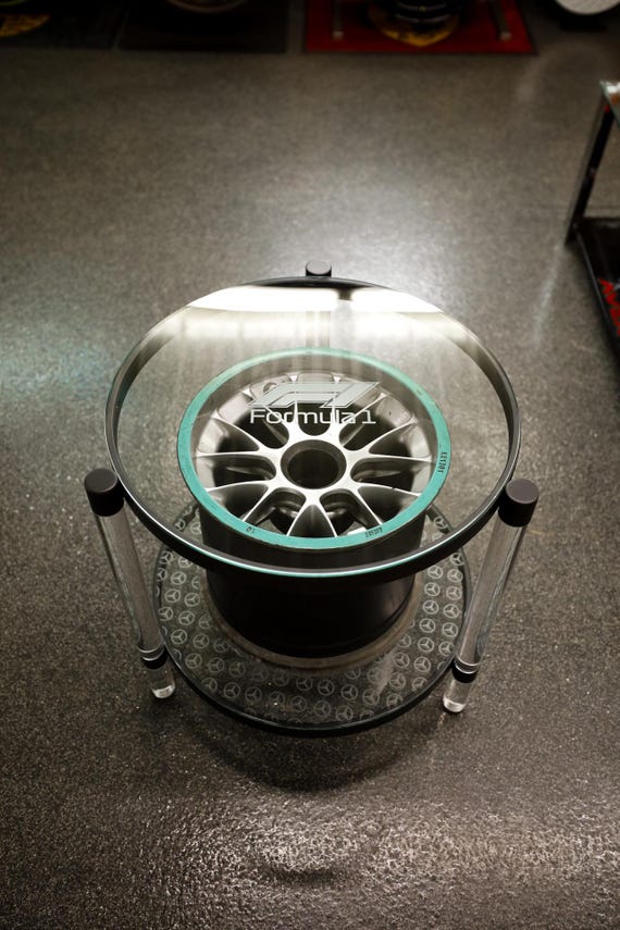 Mercedes Petronas F1 Wheel Table