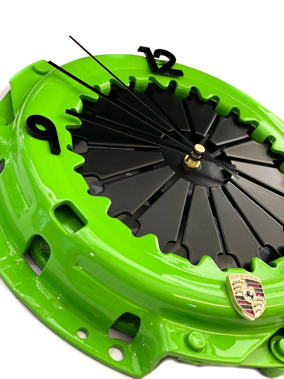 Porsche Lizard Green Clock