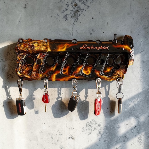 Lamborghini Valve Cover Key Holder