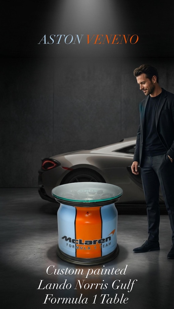 McLaren F1 Norris Gulf Wheel Table