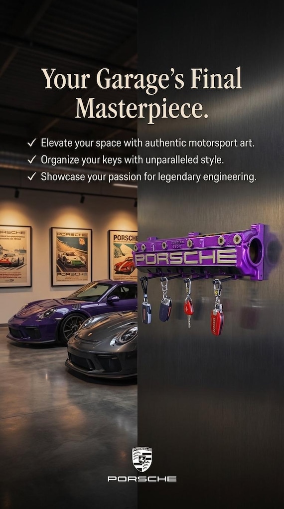 Porsche Key Holder