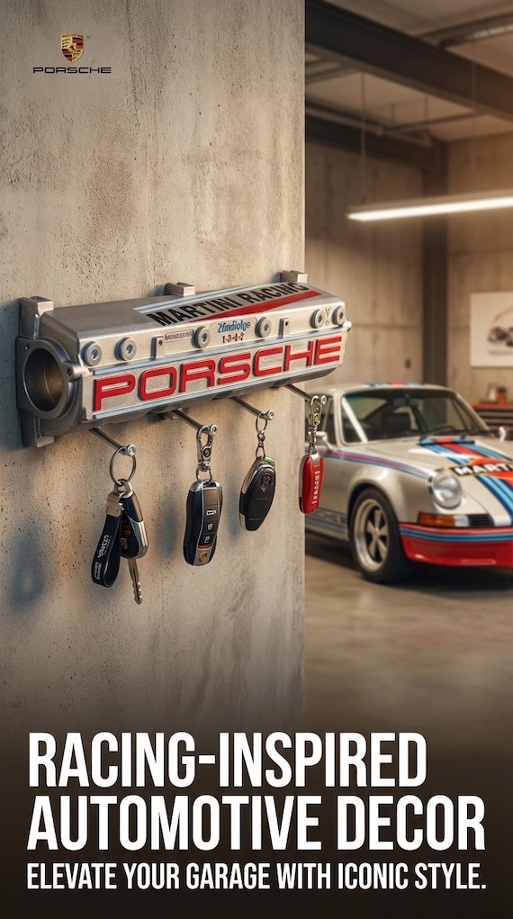 Porsche Martini Racing Key Holder