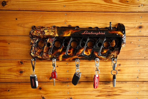 Lamborghini Valve Cover Key Holder