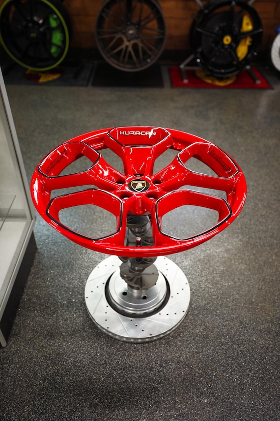 Lamborghini Huracan Wheel Table