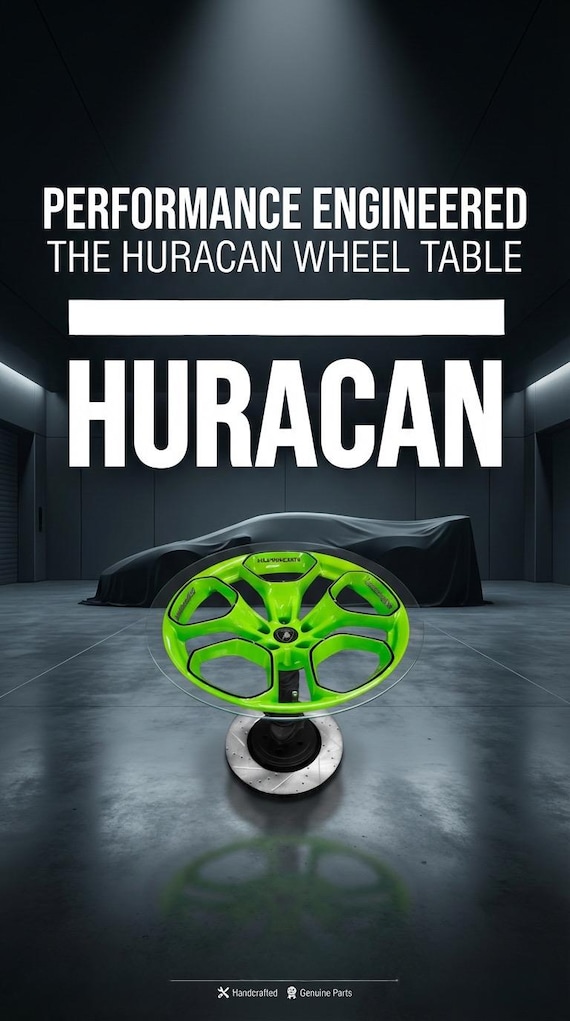 Lamborghini Huracan Wheel Table