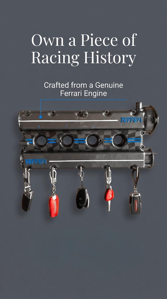 Ferrari Valve Cover Key Holder