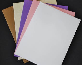 Envelope add on, set of 10, A2 envelopes to accompany a stationery purchase