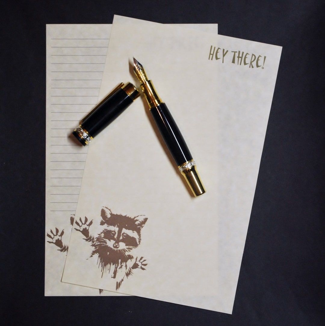 Hey There, Stationery Set, 5.5 X 8.5, Letter Writing Set, Parchment