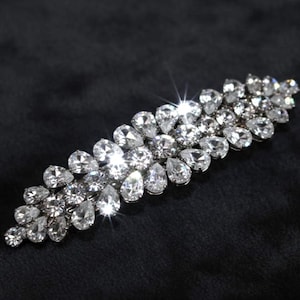 Swarovski Crystal Bridal Hair Barrette | Wedding Hair Accessory