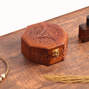 Piccolo portagioie fatto a mano, portafedi, portagioie portatile, portagioielli unico, portafedi, regalo carino per la moglie