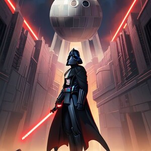 Darth Vader Alternative digital drawing
