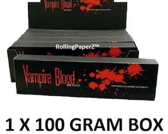 VAMPIRE BLOOD INCENSE Sticks Devils Garden Natural Organic- 1 X 100 Gram Box