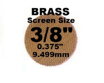 100 plus Count 3/8" Brass Pipe Screens - PipescreenZ Brand - Highest Quality - Lowest Pricing