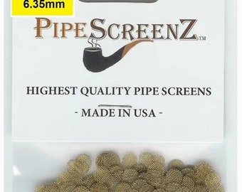 100 count 1/4" size Brass pipe screens (0.250")  - these are very small for special applications etc.